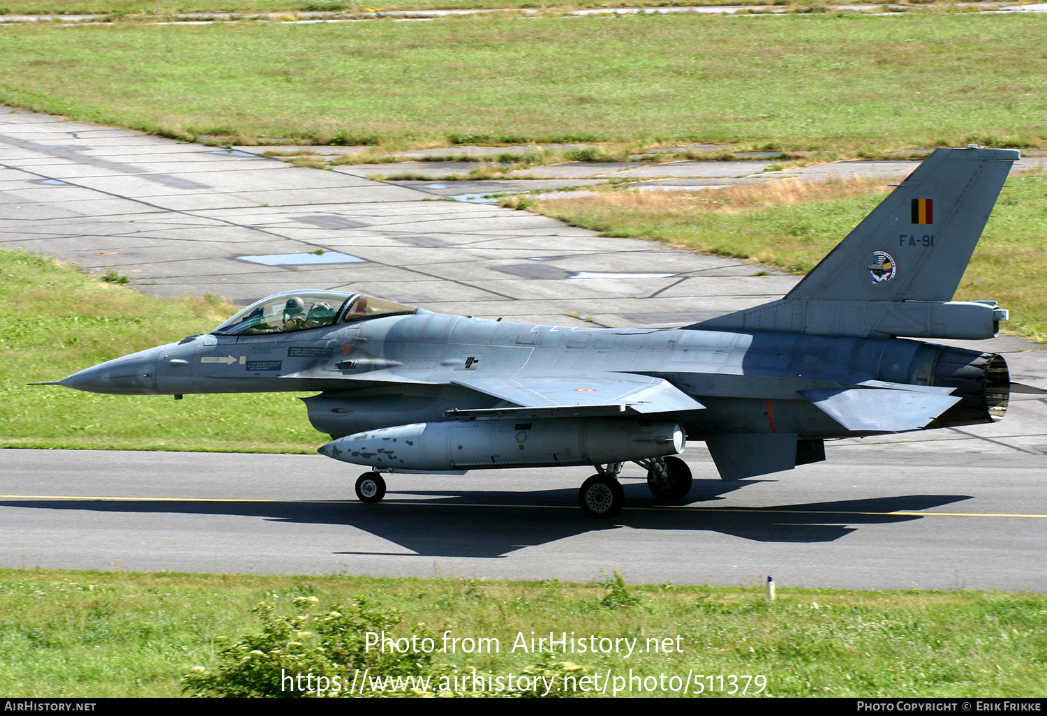 Aircraft Photo of FA-91 | General Dynamics F-16AM Fighting Falcon | Belgium - Air Force | AirHistory.net #511379