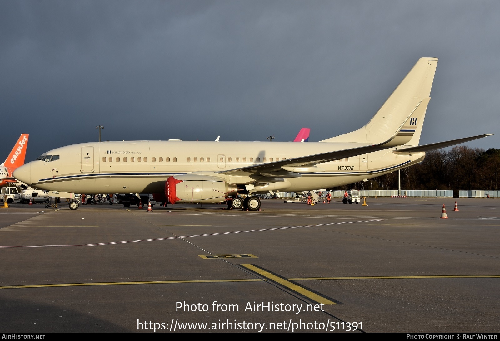 Aircraft Photo of N737AT | Boeing 737-7HJ BBJ | Hillwood Airways | AirHistory.net #511391