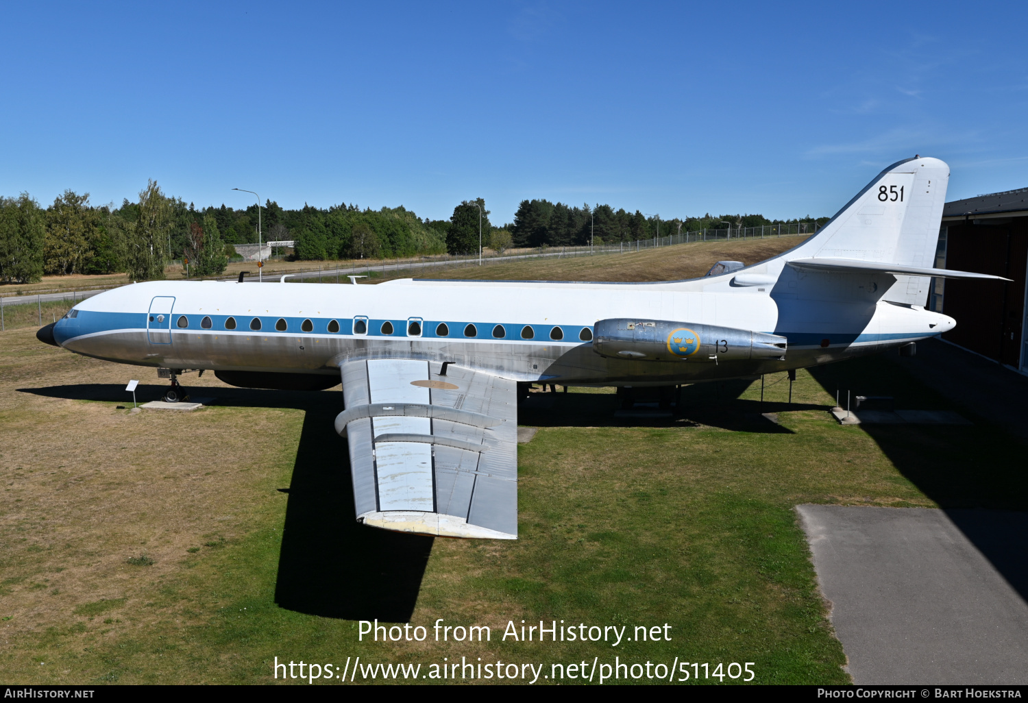 Aircraft Photo of 85172 | Sud Tp85 Caravelle III | Sweden - Air Force | AirHistory.net #511405