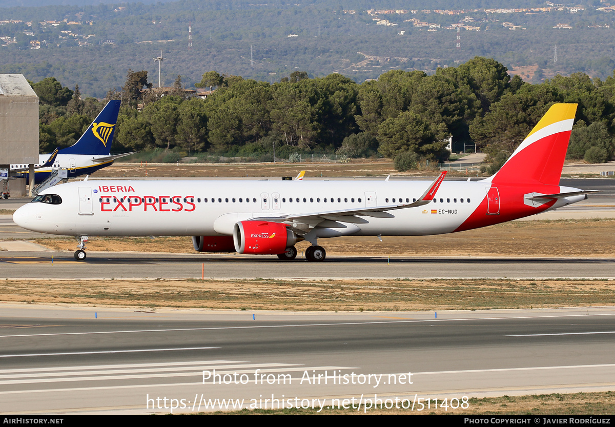 Aircraft Photo of EC-NUD | Airbus A321-251NX | Iberia Express | AirHistory.net #511408