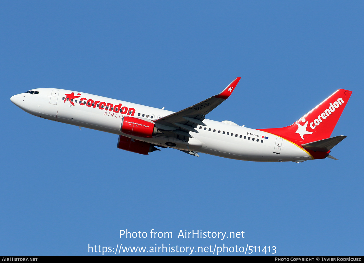 Aircraft Photo of 9H-TJH | Boeing 737-86N | Corendon Airlines | AirHistory.net #511413