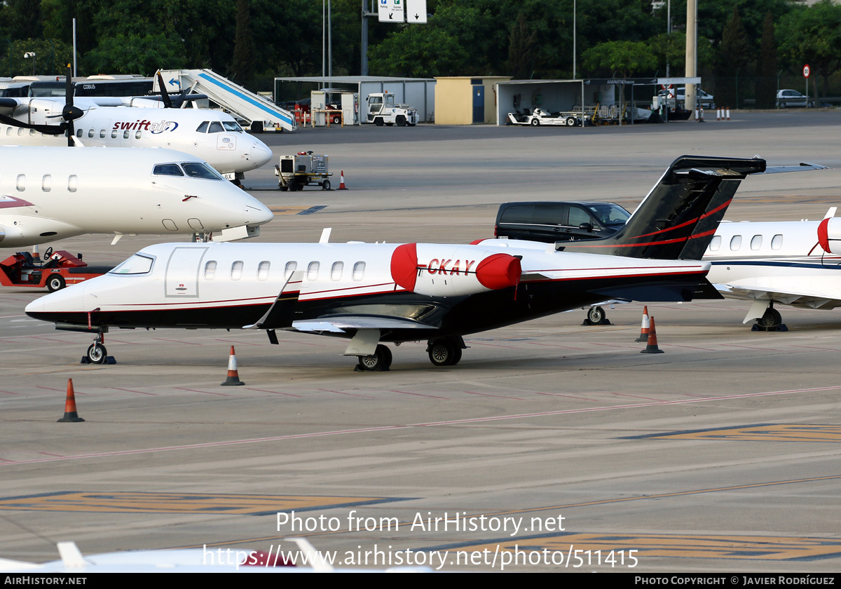 Aircraft Photo of M-CKAY | Learjet 45 | AirHistory.net #511415