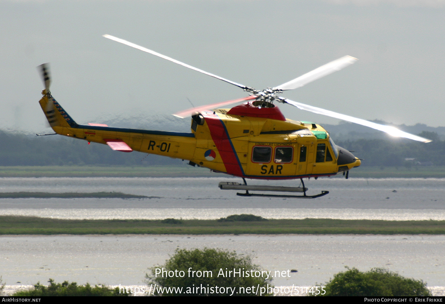 Aircraft Photo of R-01 | Agusta AB-412SP Grifone | Netherlands - Air Force | AirHistory.net #511455