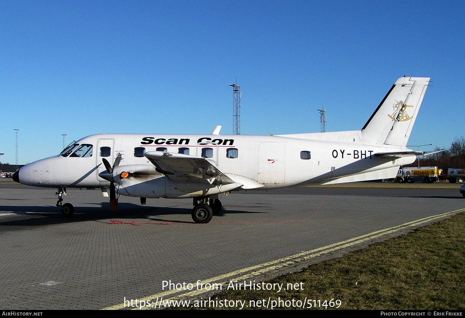 Aircraft Photo of OY-BHT | Embraer EMB-110 Bandeirante | Scan Con | AirHistory.net #511469