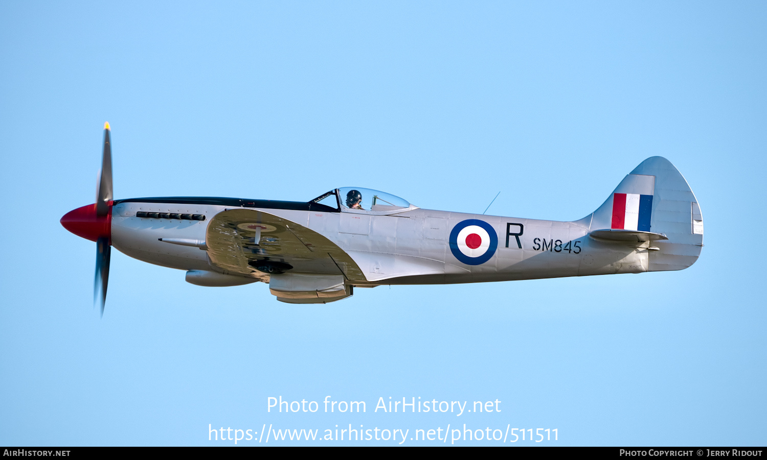 Aircraft Photo of G-BUOS / SM845 | Supermarine 394 Spitfire FR18E | UK ...