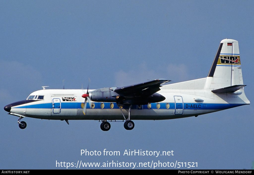 Aircraft Photo Of D Aelc Fokker F27 600 Friendship Wdl Aviation 511521 7476