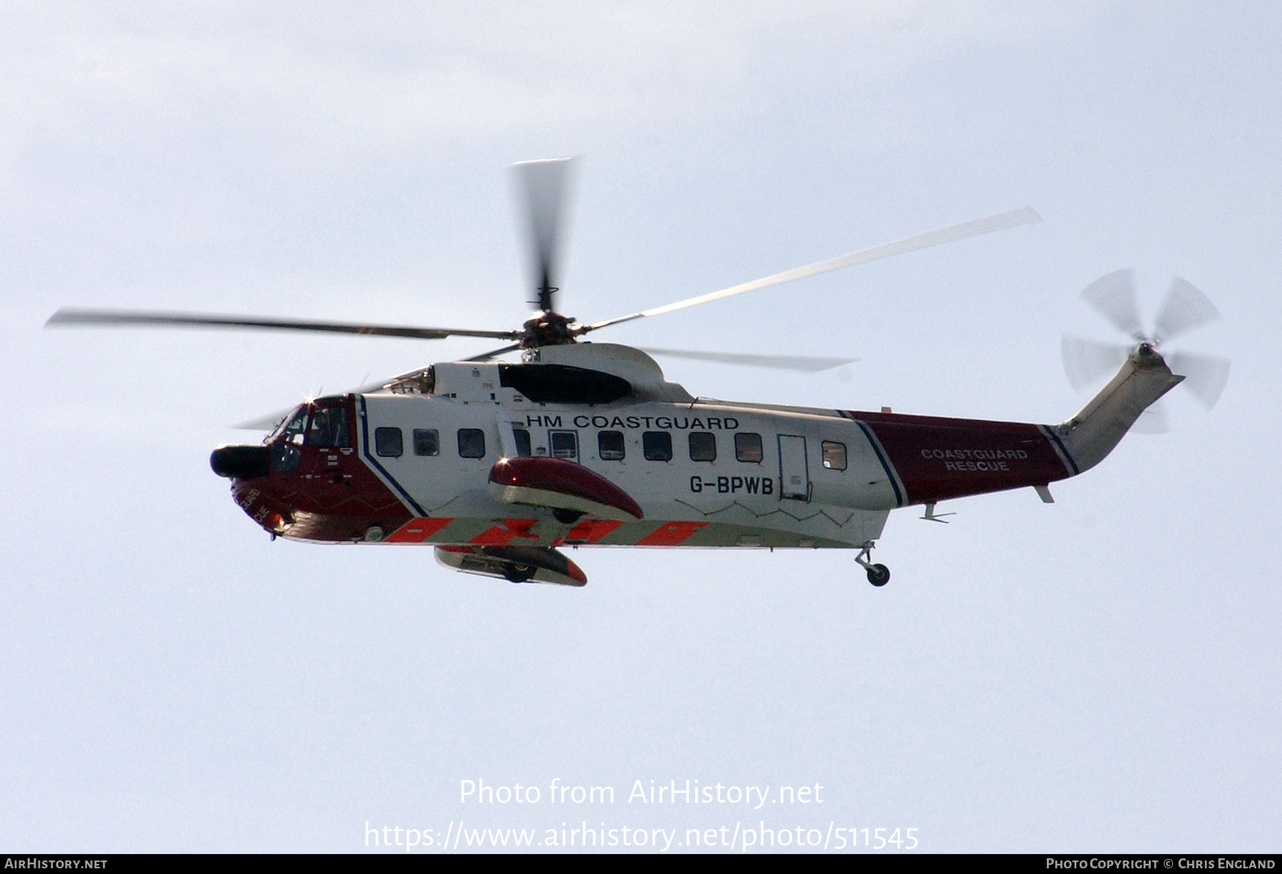 Aircraft Photo of G-BPWB | Sikorsky S-61N | HM Coastguard | AirHistory.net #511545