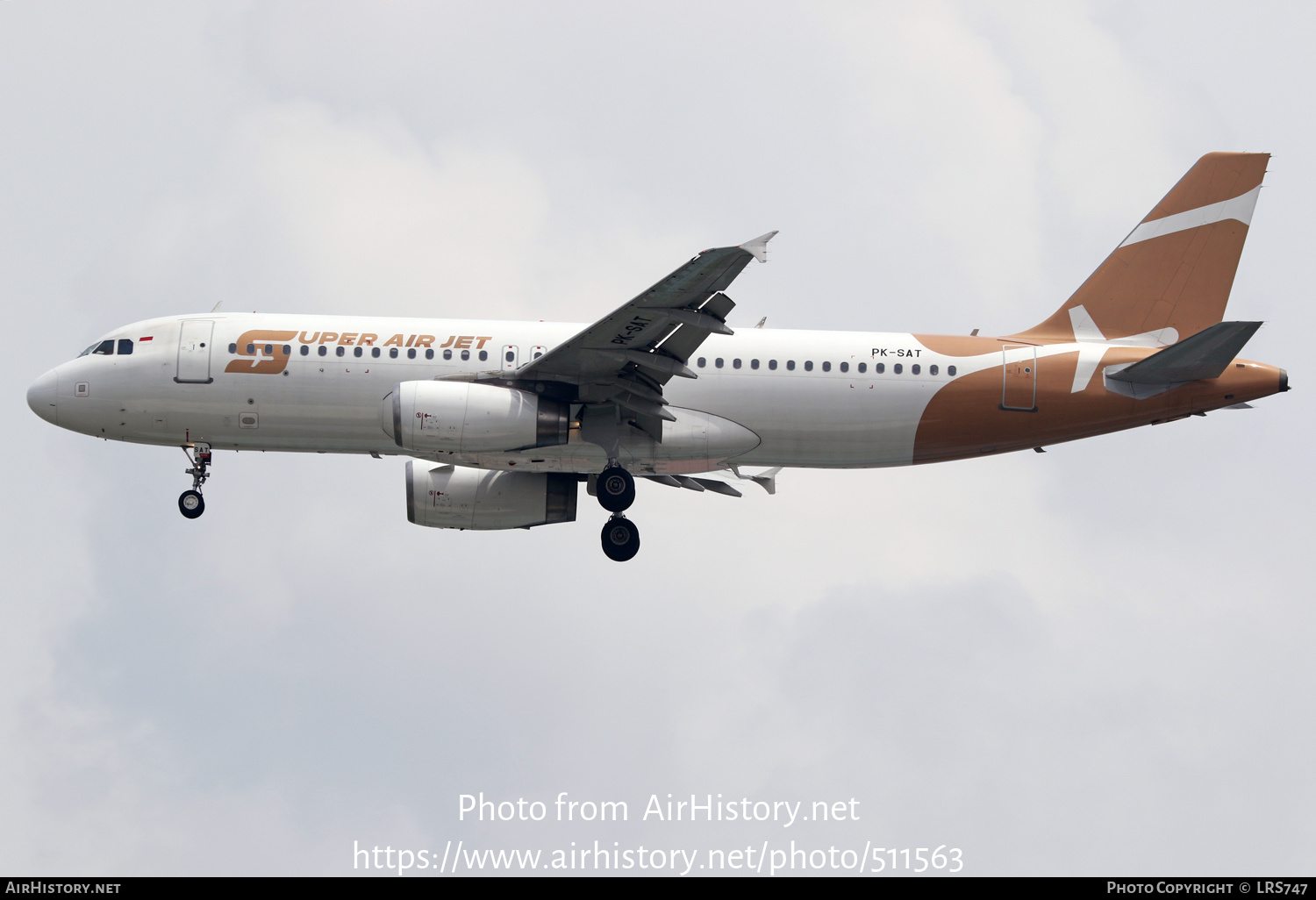 Aircraft Photo of PK-SAT | Airbus A320-232 | Super Air Jet | AirHistory.net #511563