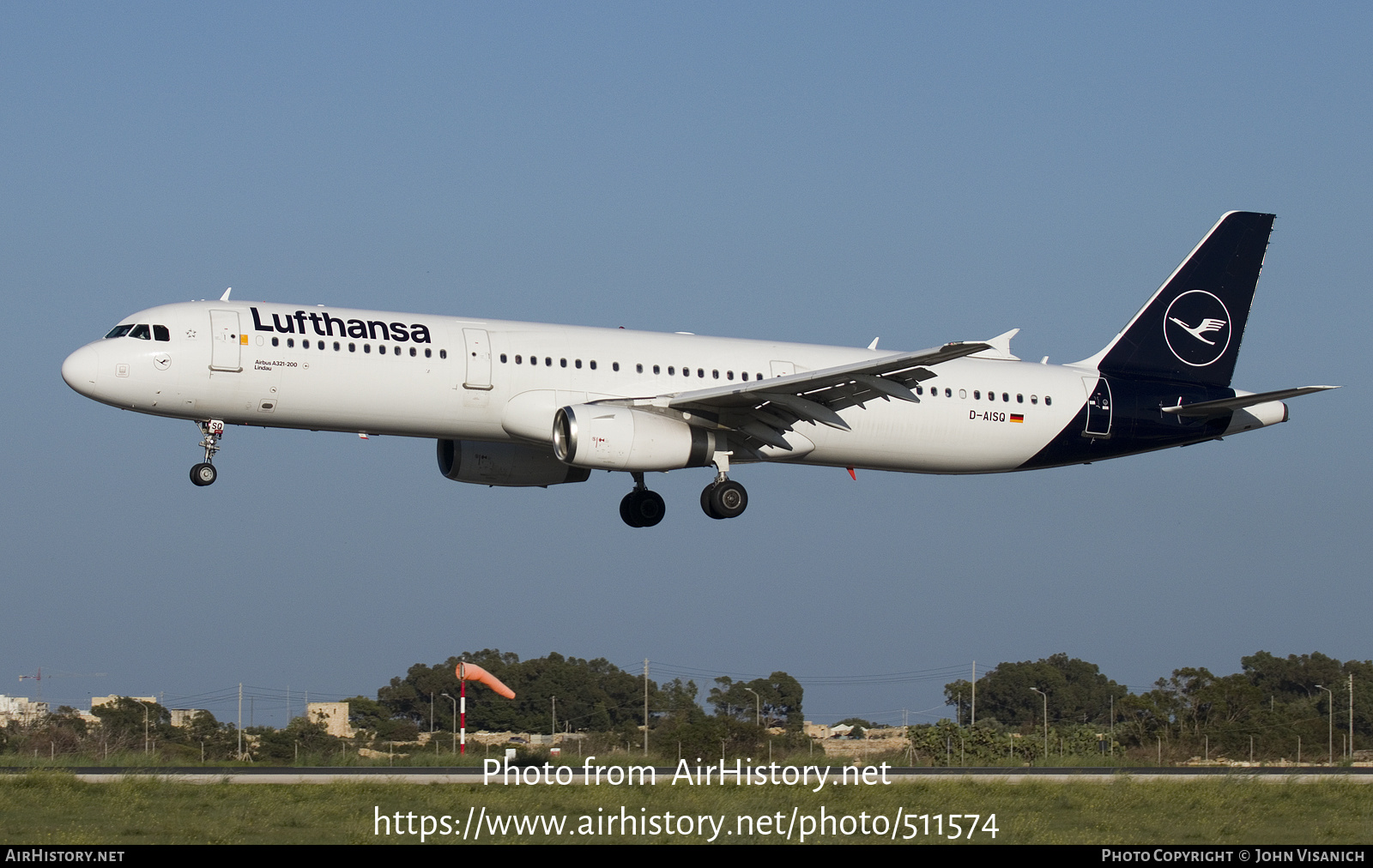 Aircraft Photo of D-AISQ | Airbus A321-231 | Lufthansa | AirHistory.net #511574