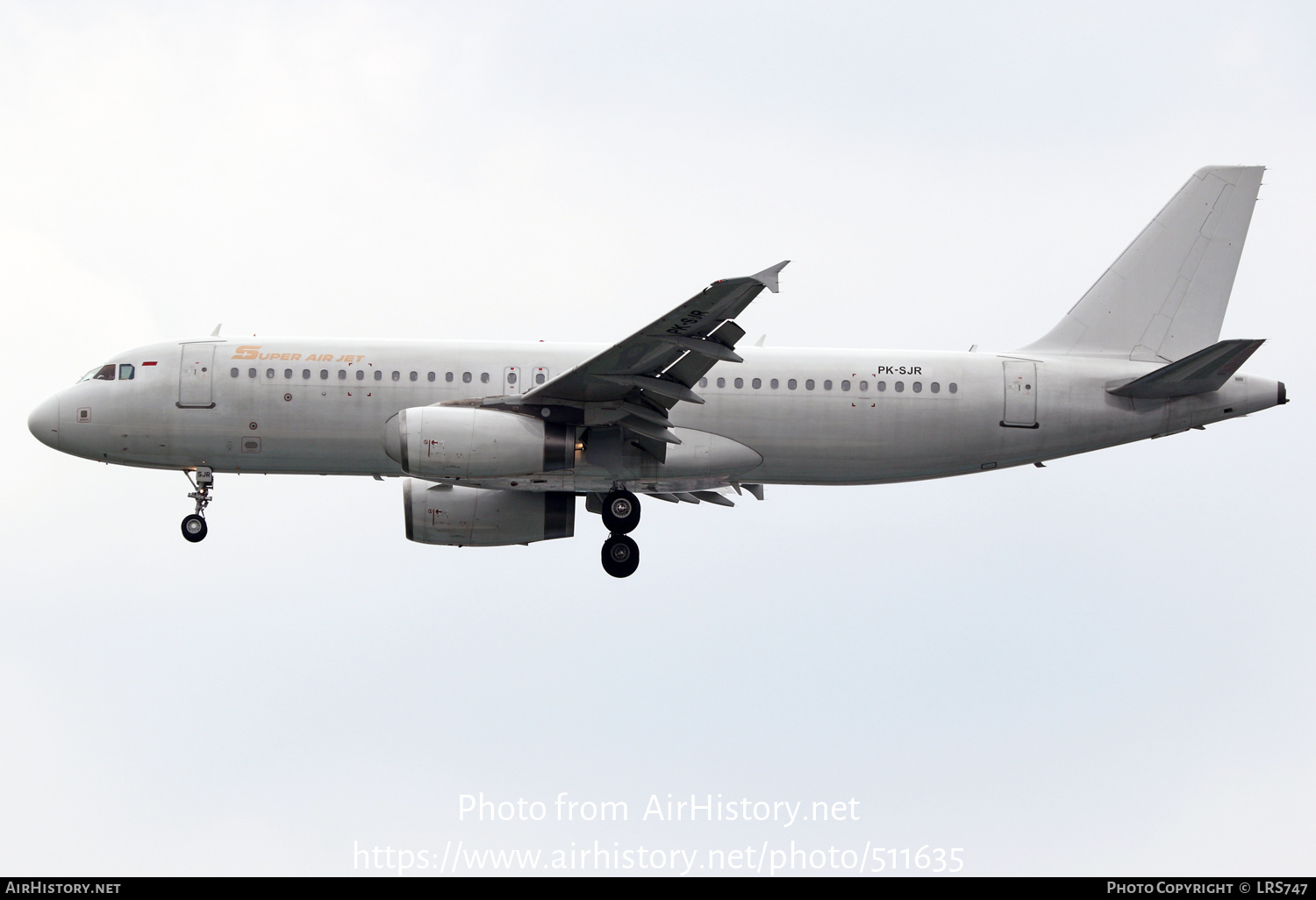 Aircraft Photo of PK-SJR | Airbus A320-232 | Super Air Jet | AirHistory.net #511635