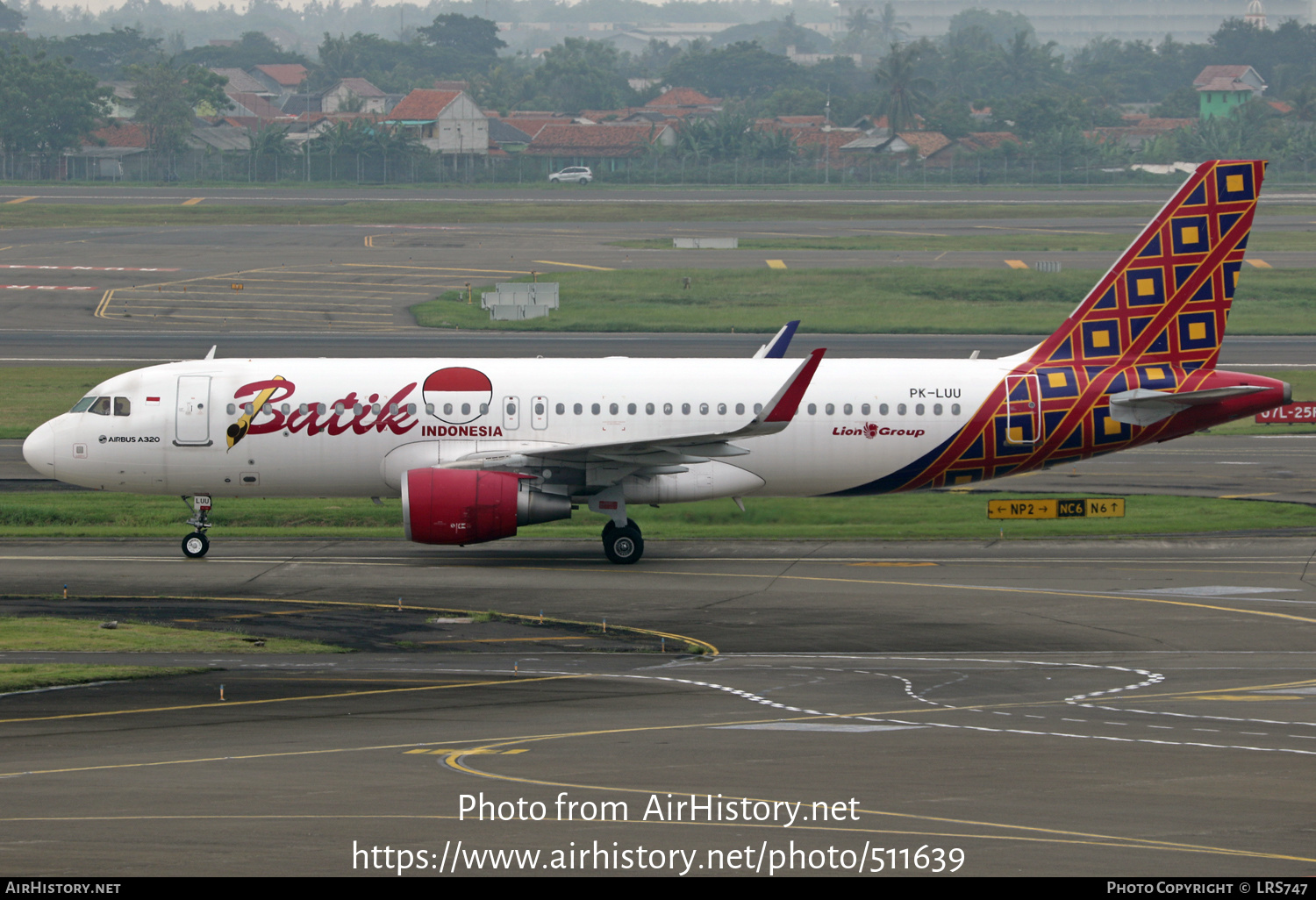 Aircraft Photo of PK-LUU | Airbus A320-214 | Batik Air | AirHistory.net #511639