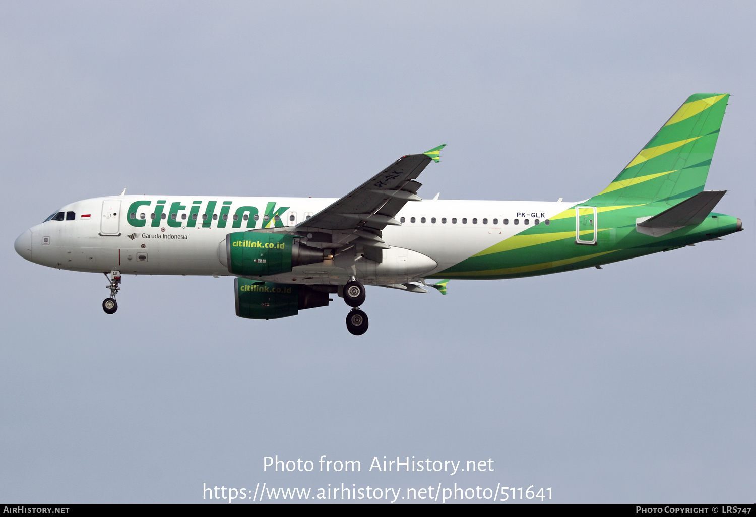 Aircraft Photo of PK-GLK | Airbus A320-214 | Citilink | AirHistory.net #511641