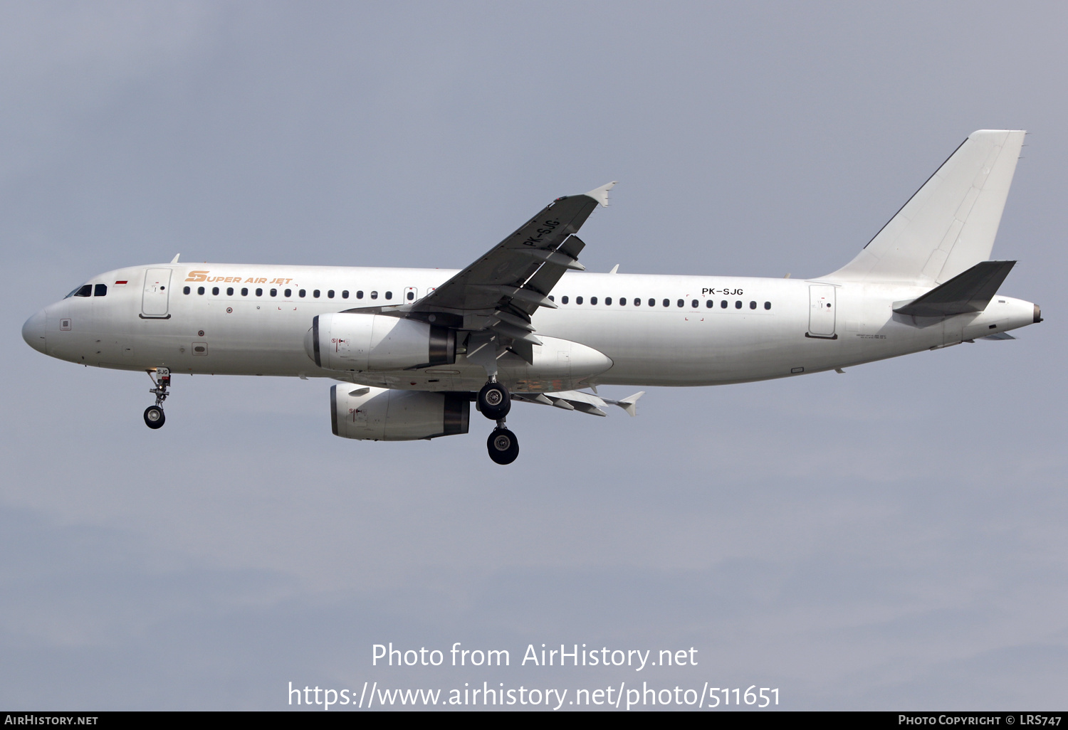 Aircraft Photo of PK-SJG | Airbus A320-232 | Super Air Jet | AirHistory.net #511651