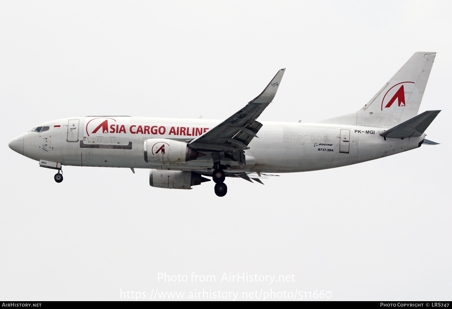 Aircraft Photo of PK-MGI | Boeing 737-3H4(SF) | Asia Cargo Airlines | AirHistory.net #511660