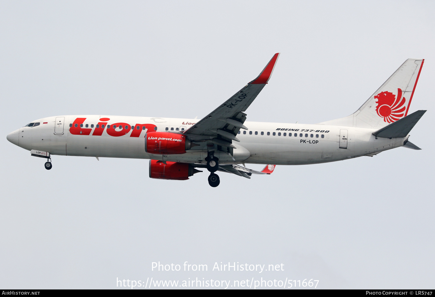 Aircraft Photo of PK-LOP | Boeing 737-8GP | Lion Air | AirHistory.net #511667