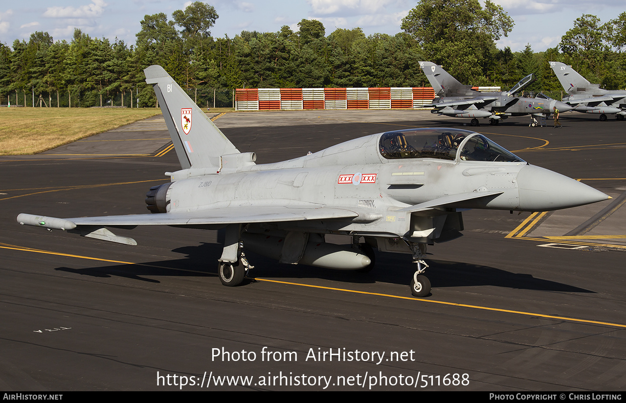 Aircraft Photo of ZJ810 | Eurofighter EF-2000 Typhoon T1 | UK - Air Force | AirHistory.net #511688