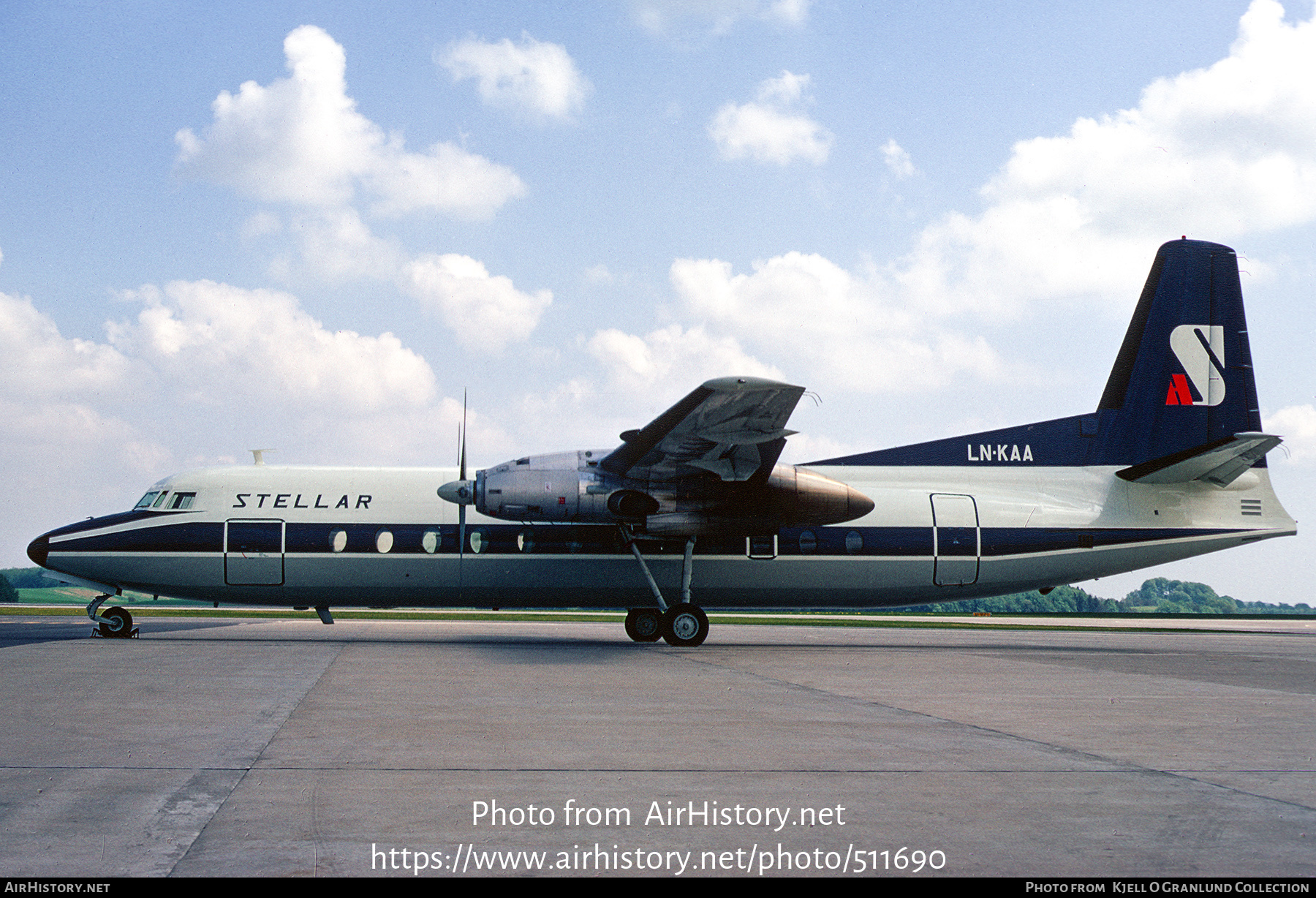 Aircraft Photo of LN-KAA | Fairchild Hiller FH-227B | Stellar Air Transport | AirHistory.net #511690