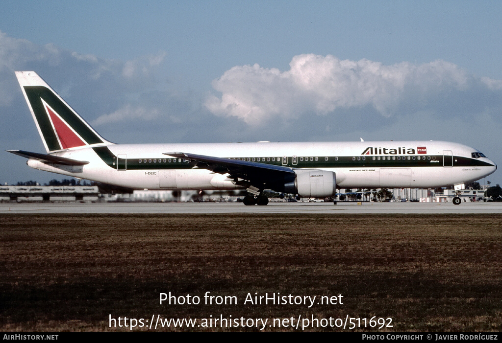 Aircraft Photo of I-DEIC | Boeing 767-33A/ER | Alitalia | AirHistory.net #511692