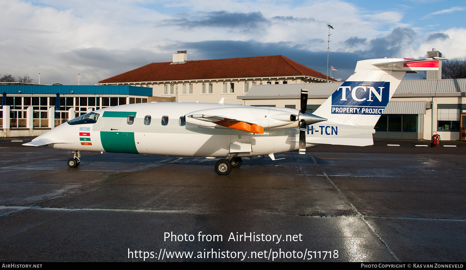 Aircraft Photo of PH-TCN | Piaggio P-180 Avanti | TCN Property Project - Trammel Crow Netherlands | AirHistory.net #511718