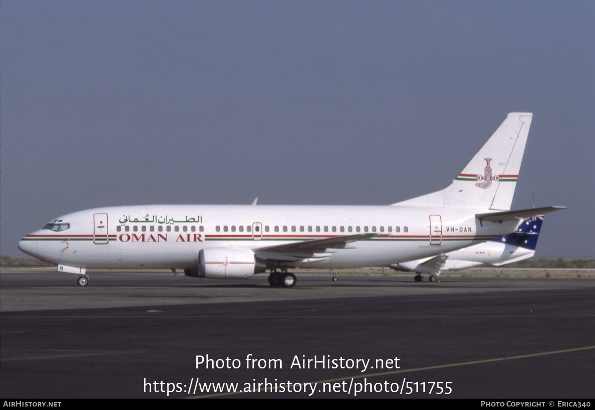 Aircraft Photo of VH-OAN | Boeing 737-33A | Oman Air | AirHistory.net #511755