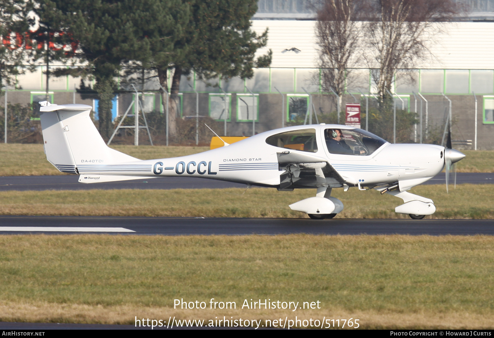 Aircraft Photo of G-OCCL | Diamond DA40D Diamond Star TDI | AirHistory.net #511765