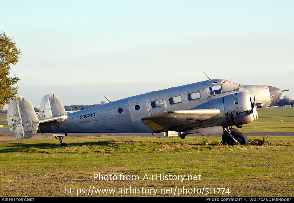 Aircraft Photo of N96240 | Beech D18S | AirHistory.net #511774