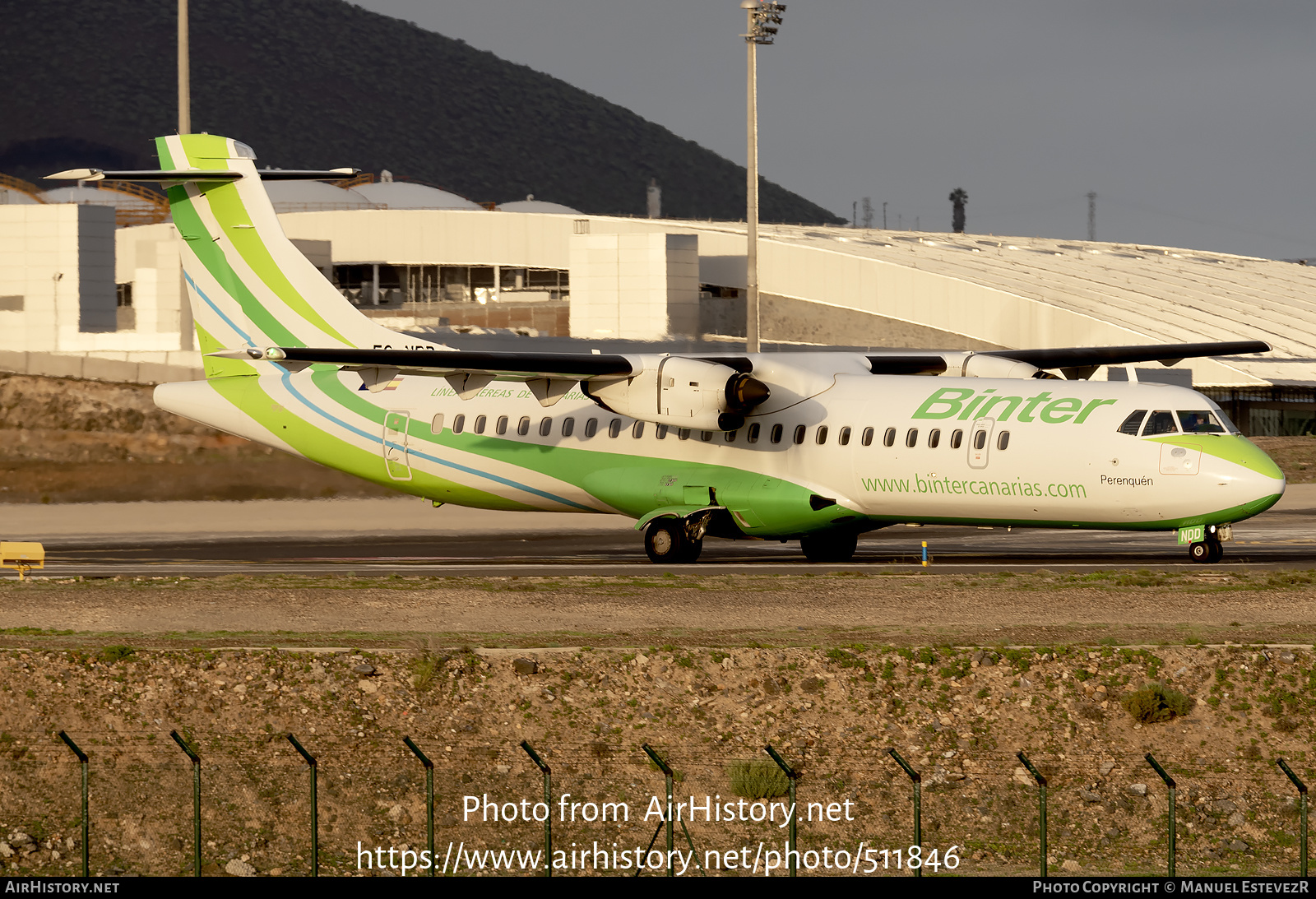 Aircraft Photo of EC-NDD | ATR ATR-72-600 (ATR-72-212A) | Binter Canarias | AirHistory.net #511846