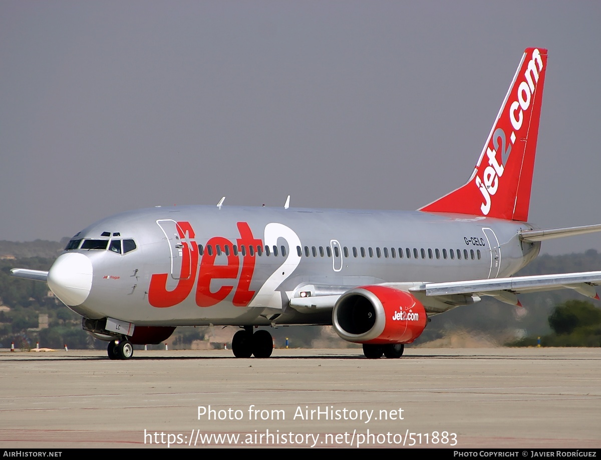 Aircraft Photo of G-CELC | Boeing 737-33A | Jet2 | AirHistory.net #511883