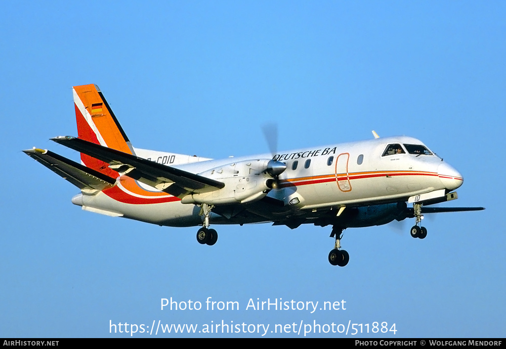 Aircraft Photo of D-CDID | Saab 340A | Deutsche BA | AirHistory.net #511884