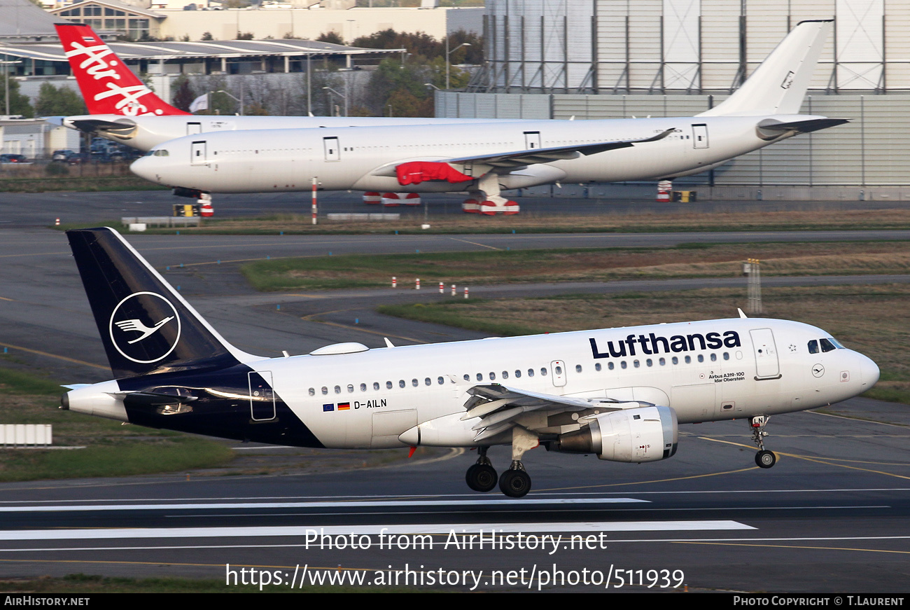 Aircraft Photo of D-AILN | Airbus A319-114 | Lufthansa | AirHistory.net #511939