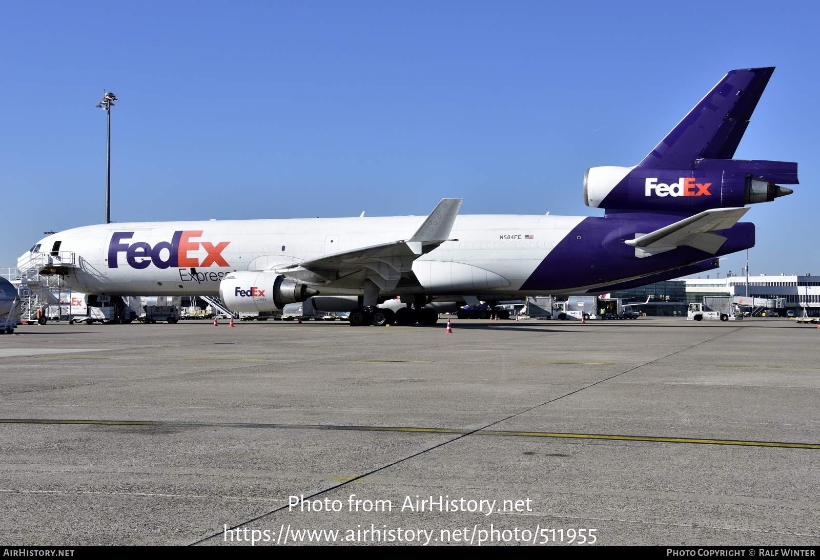 Aircraft Photo of N584FE | McDonnell Douglas MD-11/F | FedEx Express - Federal Express | AirHistory.net #511955