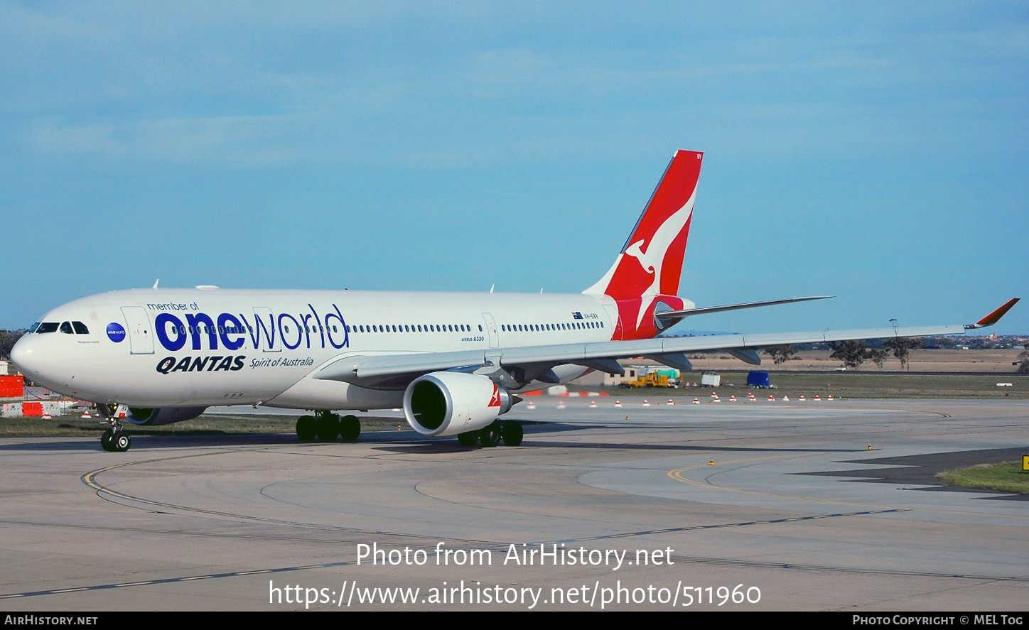 Aircraft Photo of VH-EBV | Airbus A330-202 | Qantas | AirHistory.net #511960