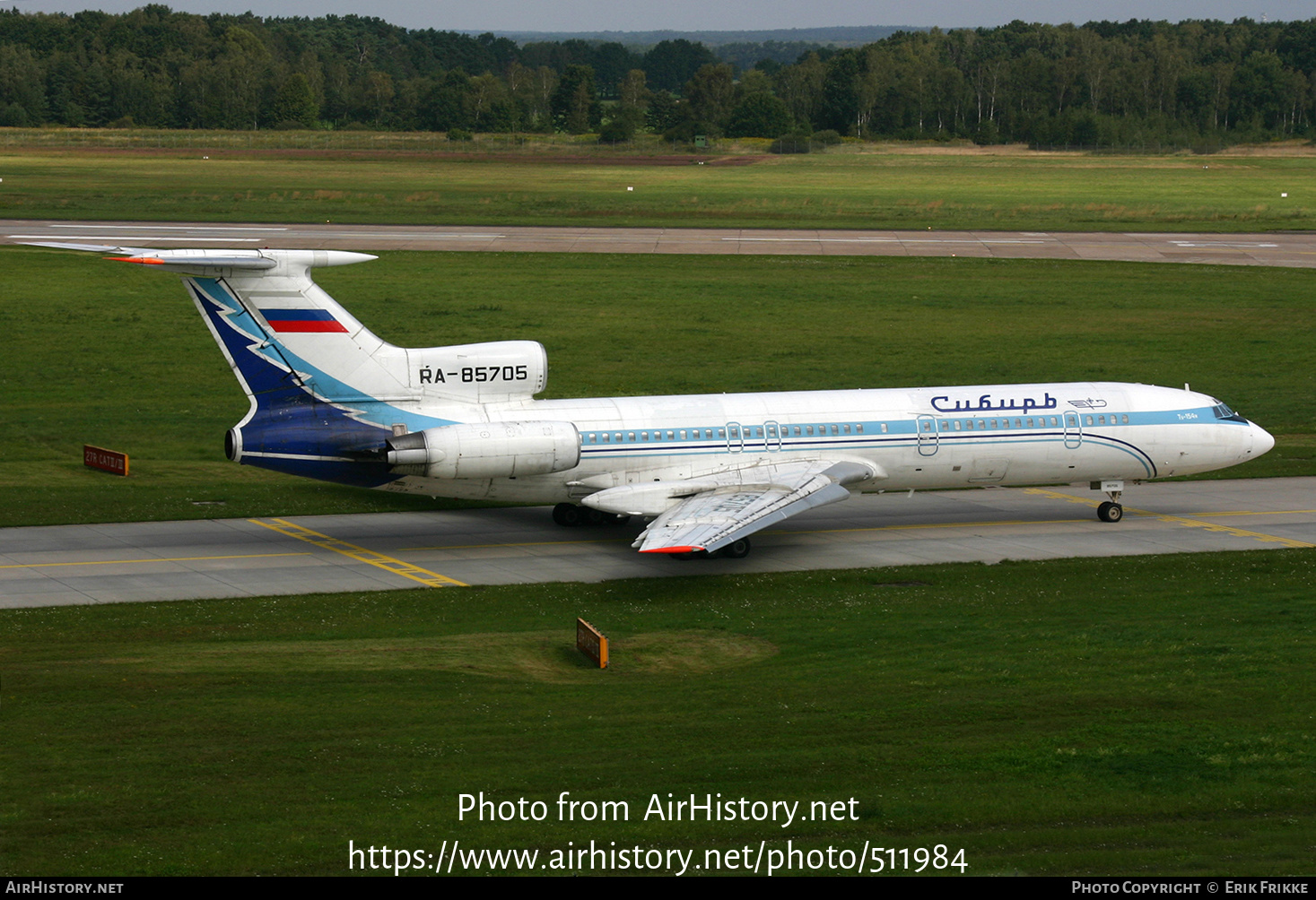 Aircraft Photo of RA-85705 | Tupolev Tu-154M | Sibir - Siberia Airlines | AirHistory.net #511984