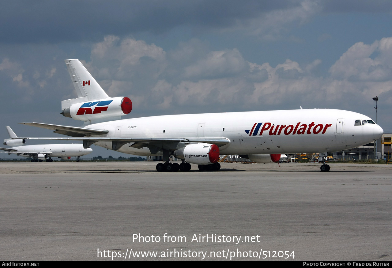 Aircraft Photo of C-GKFB | McDonnell Douglas DC-10-30 | Purolator Courier | AirHistory.net #512054