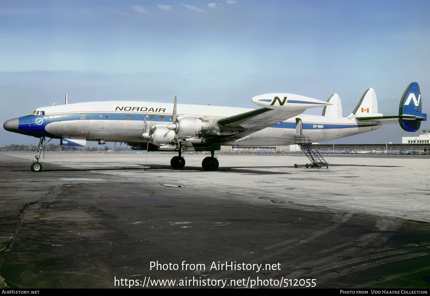 Aircraft Photo of CF-NAK | Lockheed L-1049H Super Constellation | Nordair | AirHistory.net #512055