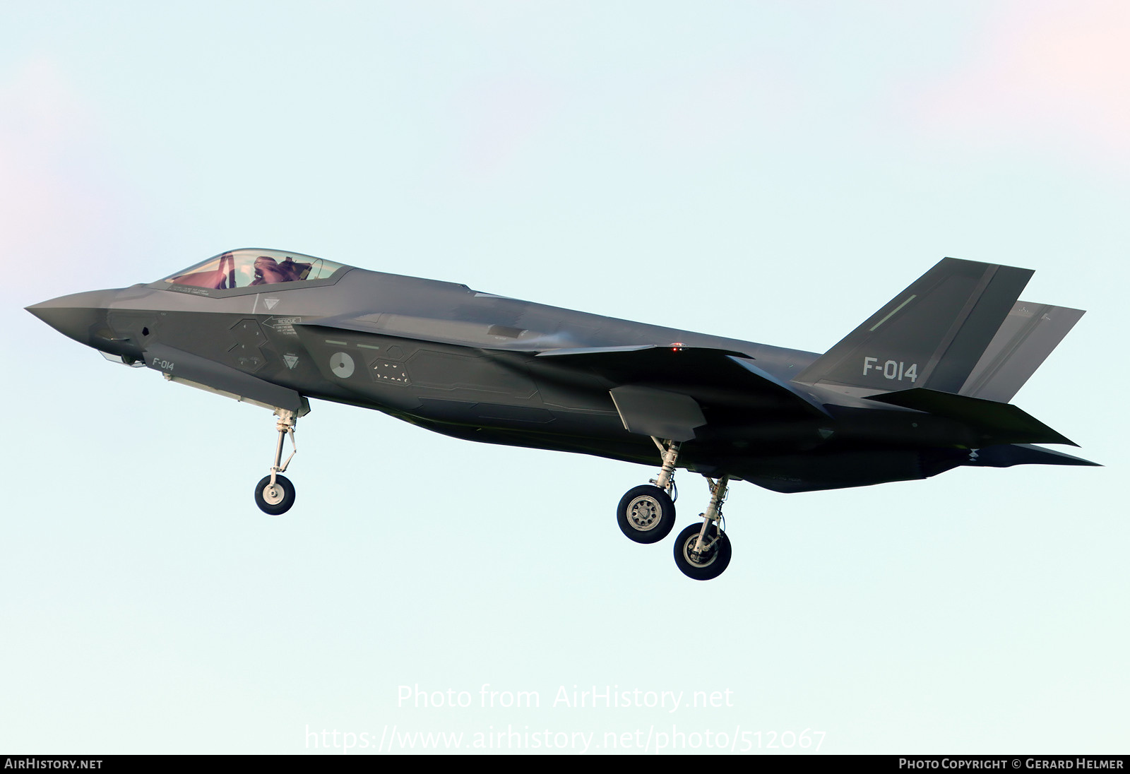 Aircraft Photo of F-014 | Lockheed Martin F-35A Lightning II | Netherlands - Air Force | AirHistory.net #512067