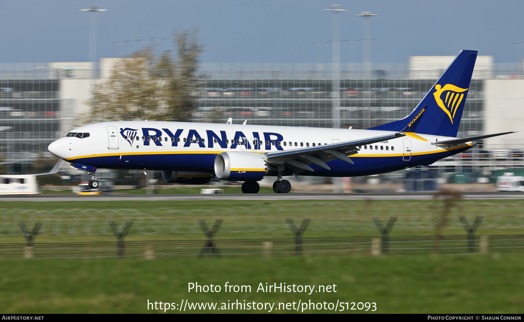 Aircraft Photo of EI-HGH | Boeing 737-8200 Max 200 | Ryanair | AirHistory.net #512093