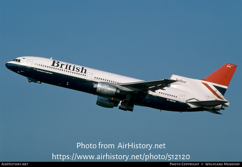 Aircraft Photo of G-BEAK | Lockheed L-1011-385-1 TriStar 1 | British Airways | AirHistory.net #512120