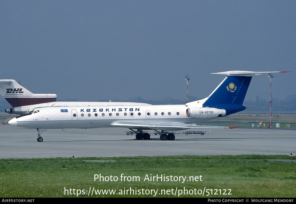 Aircraft Photo of UN-65799 | Tupolev Tu-134B-3 | Kazakhstan Government | AirHistory.net #512122