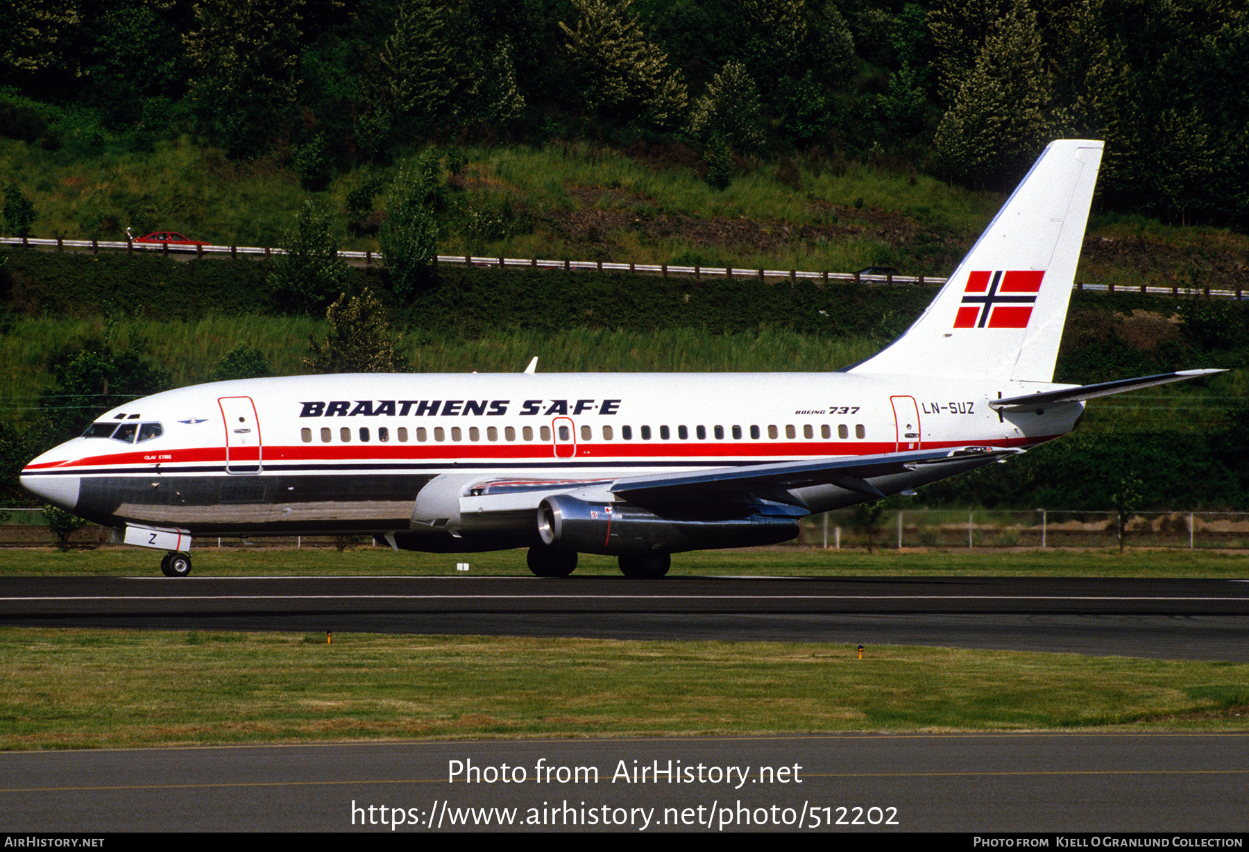 Aircraft Photo of LN-SUZ | Boeing 737-205/Adv | Braathens SAFE | AirHistory.net #512202