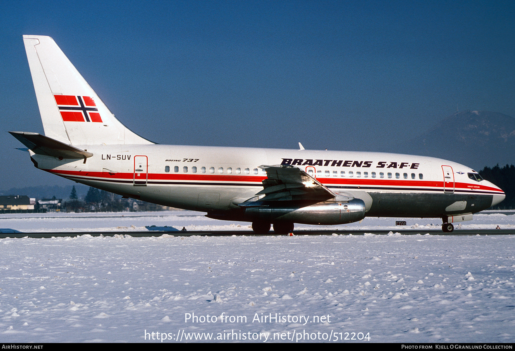 Aircraft Photo of LN-SUV | Boeing 737-205/Adv | Braathens SAFE | AirHistory.net #512204