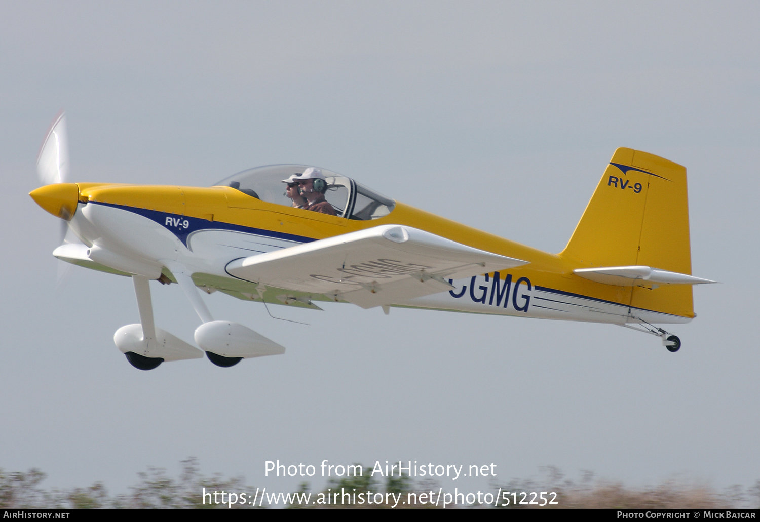 Aircraft Photo of G-CGMG | Van's RV-9 | AirHistory.net #512252