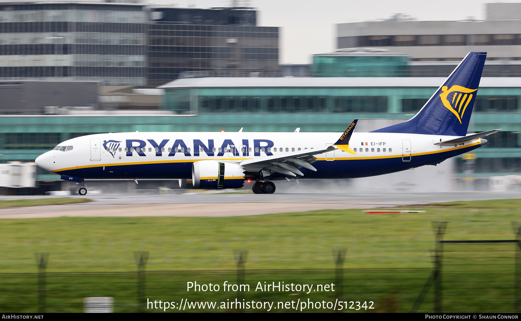 Aircraft Photo of EI-IFP | Boeing 737-8200 Max 200 | Ryanair | AirHistory.net #512342