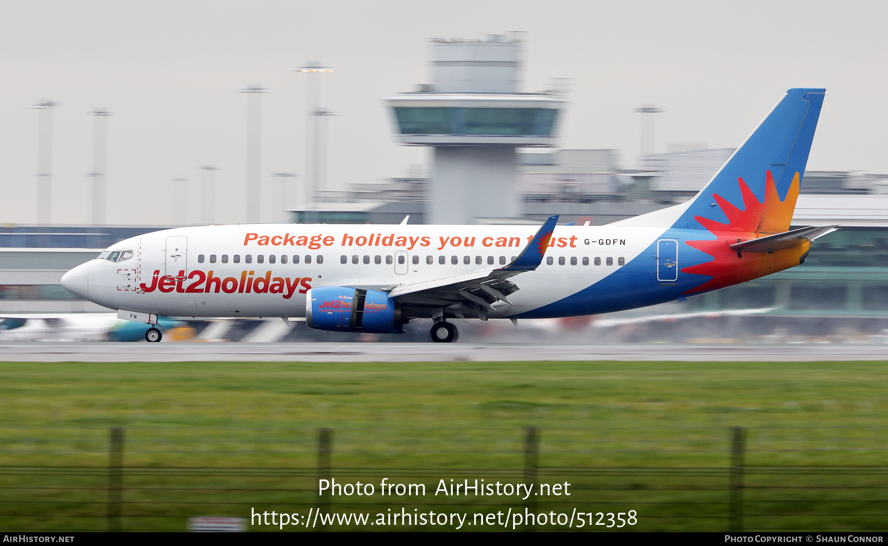 Aircraft Photo of G-GDFN | Boeing 737-33V | Jet2 Holidays | AirHistory.net #512358