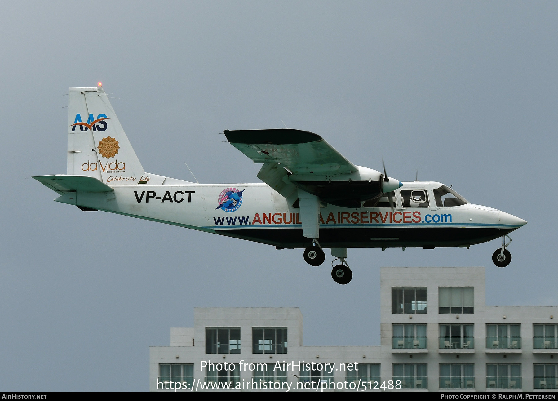 Aircraft Photo of VP-ACT | Britten-Norman BN-2B-20 Islander | Anguilla Air Services | AirHistory.net #512488