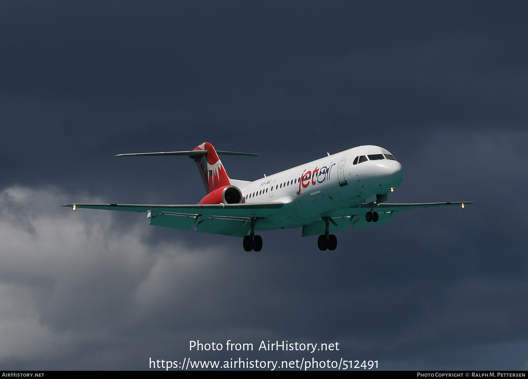 Aircraft Photo of PJ-JAC | Fokker 70 (F28-0070) | Jetair Caribbean | AirHistory.net #512491