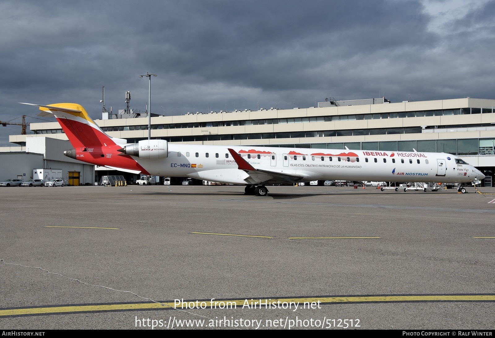 Aircraft Photo of EC-MNQ | Bombardier CRJ-1000 (CL-600-2E25) | Iberia Regional | AirHistory.net #512512