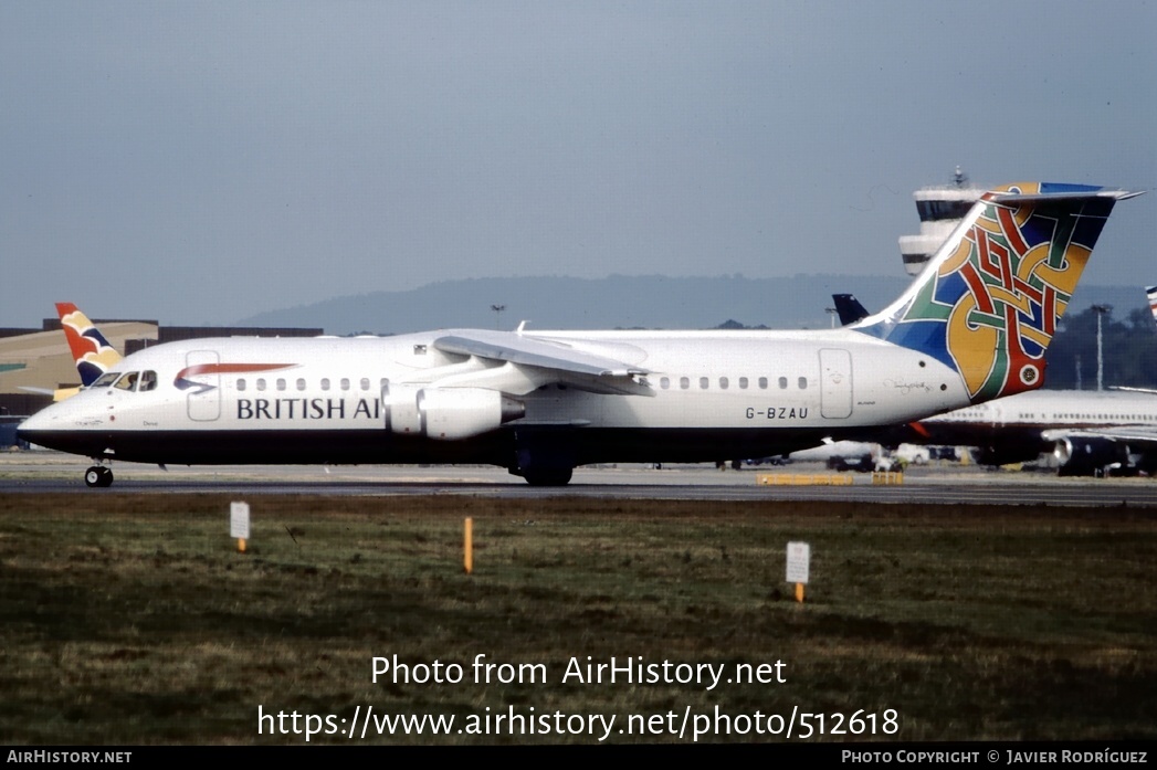 Aircraft Photo of G-BZAU | BAE Systems Avro 146-RJ100 | British Airways | AirHistory.net #512618