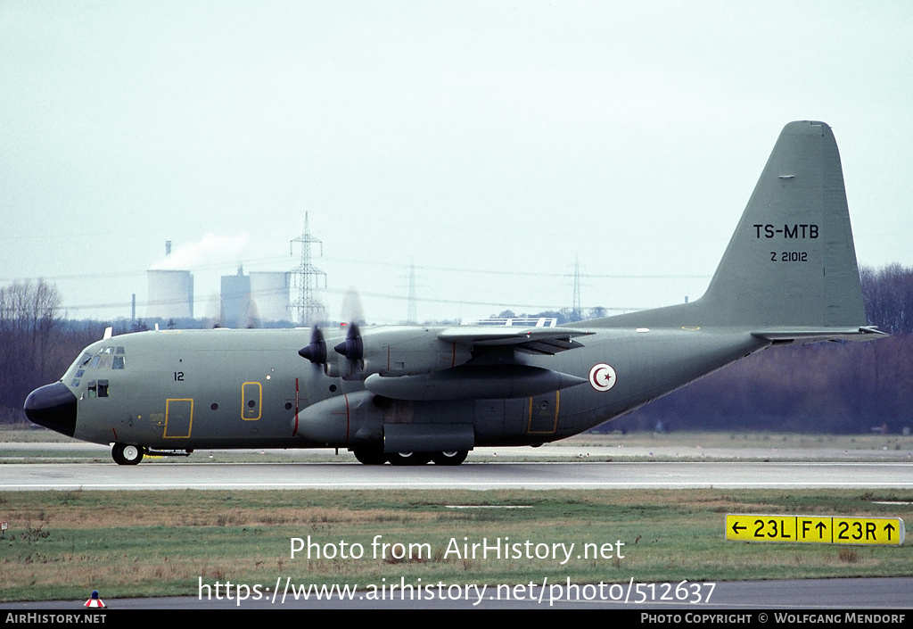 Aircraft Photo of Z21012 / TS-MTB | Lockheed C-130H Hercules | Tunisia - Air Force | AirHistory.net #512637