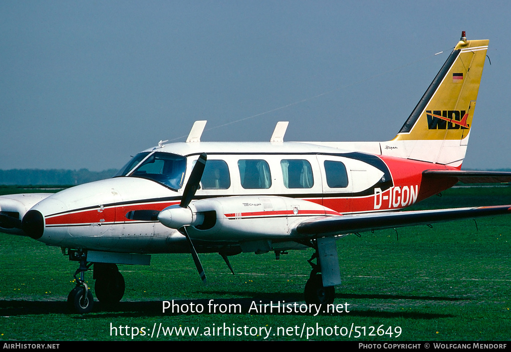 Aircraft Photo of D-IGON | Piper PA-31-310 Navajo | WDL Flugdienst | AirHistory.net #512649